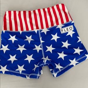 High waisted workout shorts